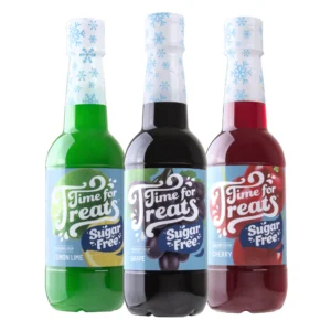 3 Pack Sugar Free Syrup Cherry, Grape, Lemon Lime