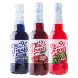 3 Pack Syrup Cherry, Blue Raspberry, Watermelon