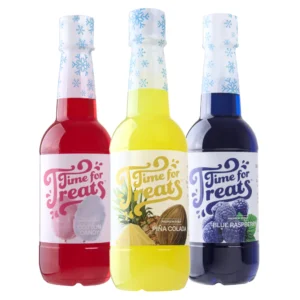 3 Pack Syrup Cotton Candy, Blue Raspberry, Piña Colada
