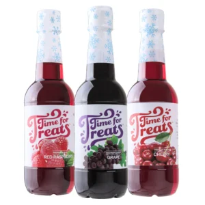3 Pack Syrup Grape, Cherry, Red Raspberry