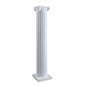 48" White Column