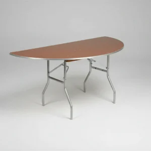 8' Half Round Table