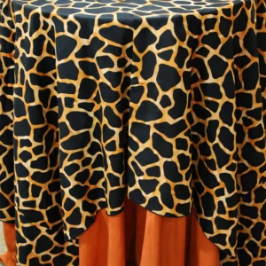 African Prints Collection Giraffe Linen