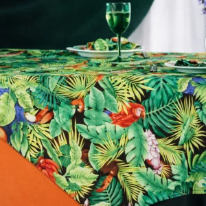 African Prints Collection Toucan Linen