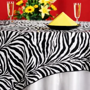 African Prints Collection Zebra Linen