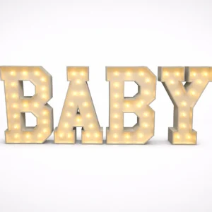 BABY 4' Marquee Letters