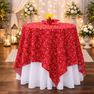 Bandana Collection Red Linen