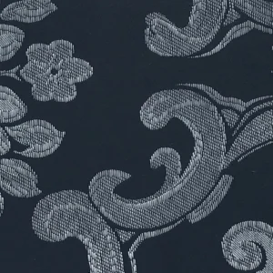 Beethoven Damask Napkin Collection Black & Silver