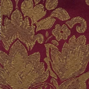 Beethoven Damask Napkin Collection Burgundy & Gold