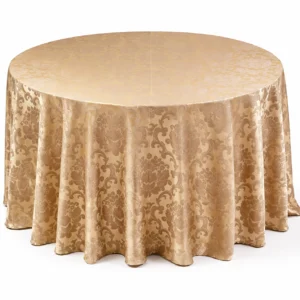 Beethoven Damask Collection Camel Linen