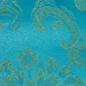 Beethoven Damask Napkin Collection Turquoise & Gold