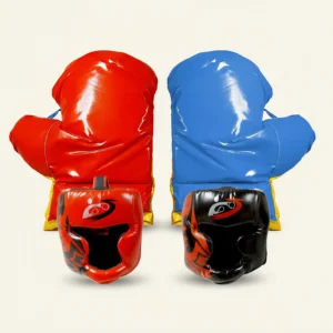 Boxing Set Gloves & Helmets