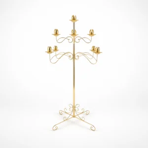 Candelabra Brass Cluster 9 Candle
