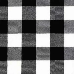 Checks Napkin Collection Black