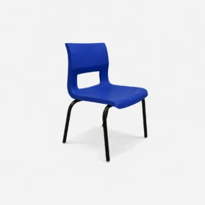 Children School Chair Resin Blue