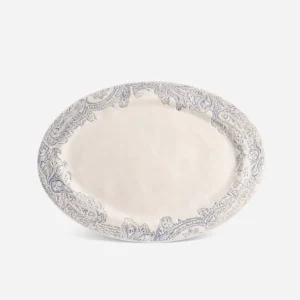 China White Pottery Barn Oval Platter