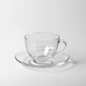 Clear Glass Coffee Cup