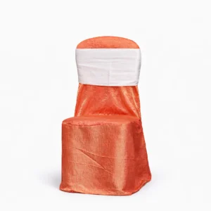 Crush Chair Cover Collection Fire Orange
