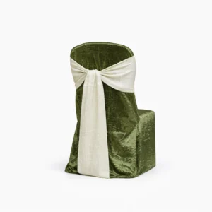 Crush Chair Cover Collection Moss