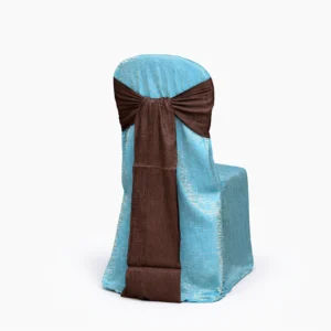 Crush Chair Sash Collection Turquoise