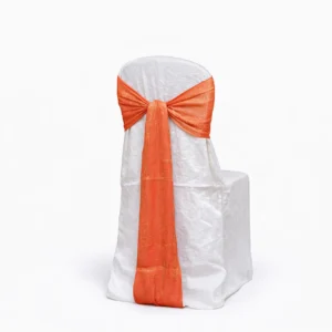 Crush Chair Sash Collection White