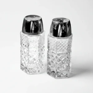 Crystal Salt & Pepper Shaker Set
