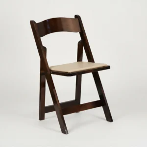 Fruitwood Folding Padded Chair