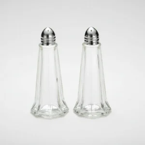 Glass Tower Salt & Pepper