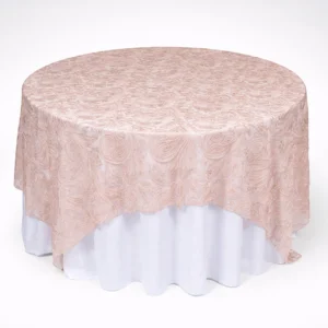 Lace Paisley Collection Blush Linen