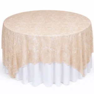 Lace Paisley Collection Champagne Linen