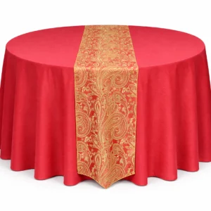 Lace Paisley Collection Gold Linen