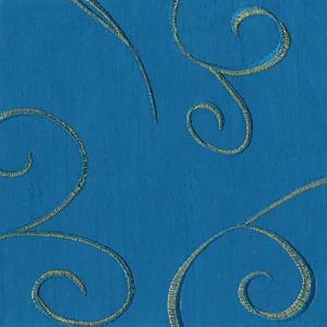 Nova Swirls Napkin Collection Bermuda Blue