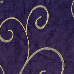 Nova Swirls Napkin Collection Eggplant