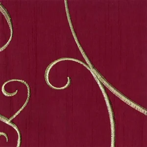 Nova Swirls Napkin Collection Merlot