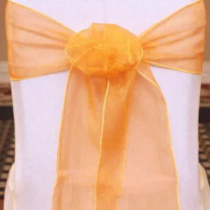 Organza Collection Orange Linen