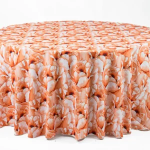 Peony Collection Orange Linen