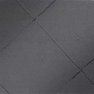 Pintuck Collection Pewter Linen