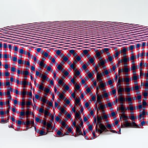 Plaid Themed Collection Patriotic Linen