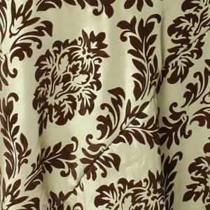 Renaissance With Flocking Collection Willow Linen