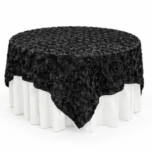 Rosette Collection Black Linen