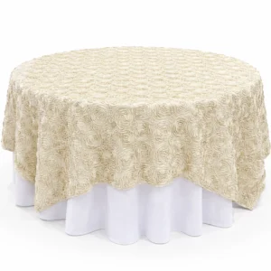 Rosette Collection Ivory Linen