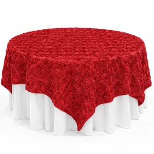 Rosette Collection Red Linen