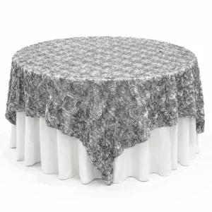 Rosette Collection Silver Linen