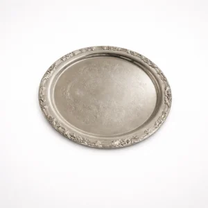 Round Silver Plate