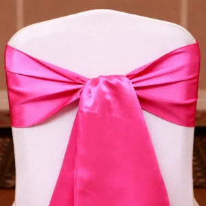 Satin Matte Collection Hot Pink Linen