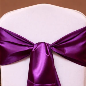 Satin Collection Purple Linen