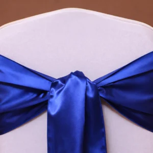 Satin Chair Sash Collection Royal