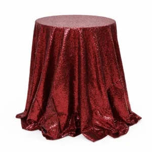 Sequins Glimmer Collection Crimson Linen