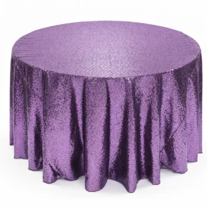 Sequins Glimmer Collection Violet Linen