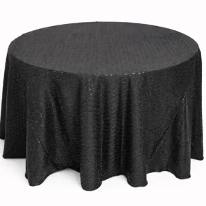 Sequins Helix Collection Black Linen